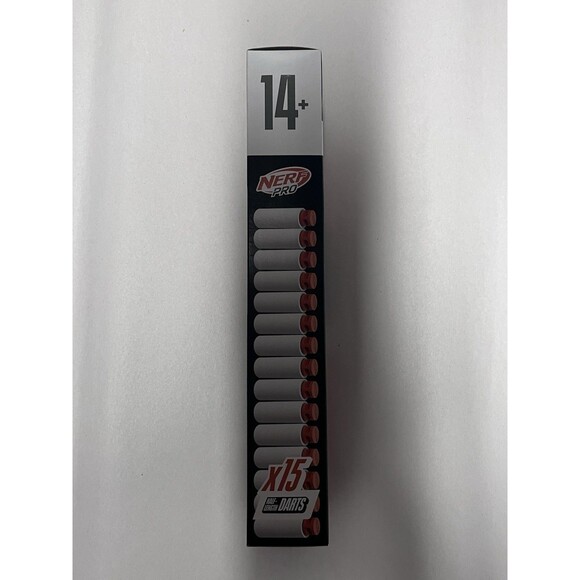 Nerf Pro Mag with 15 Half-Length Darts Magazine plus Refills for Torrent Sender - Picture 2 of 4